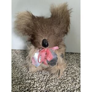 Vintage Collectible Koala Bear Plush w/ Treated Australian Furred Skins